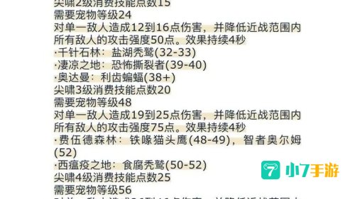 猎人宝宝技能